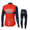 Cykeltøj Langærmet + Cykelbuks Lang Børn 2017 Bahrain-Merida N001